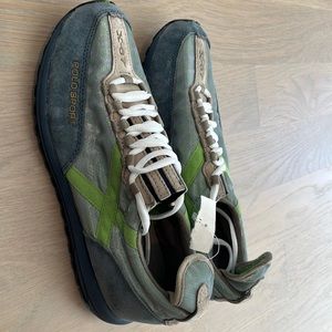 NEW Polo Sport Ralph Lauren X-67 Fashion Suede Sneaker Multicolor Womens Sz8.5